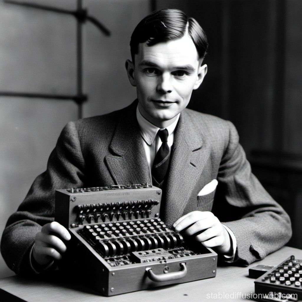Retrato de Alan Turing
