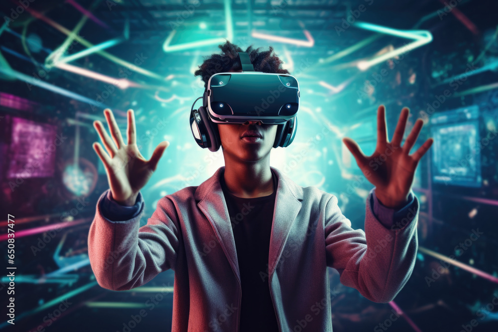 Robot humanoide interactuando